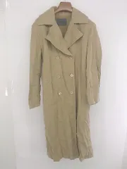 ◇ ◎ Spick & Span 通勤 OL シンプル 無地 リネン混 長袖 トレンチ コート サイズ38 ベージュ系 レディース P  【1307060006584】のサムネイル