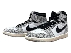 NIKE (ナイキ) スニーカー Air Jordan 1 High OG White Cement/Safari DZ5485-052 27cm US9 ホワイト グレー メンズ/078