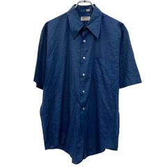 GalaabenDガラアーベント シルク混 とろみシャツ M 半袖 パープル 