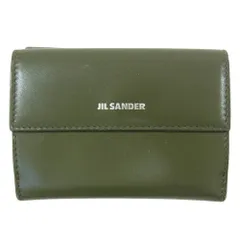 JIL SANDER ジルサンダー 三つ折り ミニ ウォレット 財布 カーキ系