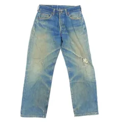 Levi's リーバイス 94年製  USA製 ボタン裏555 バレンシア工場 501 BIGE デニム パンツ インディゴブルー系 30【中古】