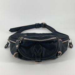 に*中様 クロムハーツ 黒 レザー ボディバッグ - メルカリ