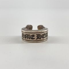 T*O様 Chrome Hearts ラージスクロールラベルリング 正規品 - メルカリ