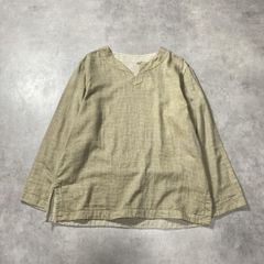 手織りヘンプ 大麻100% ロンT 長袖Tシャツ(XL)い14 - メルカリ