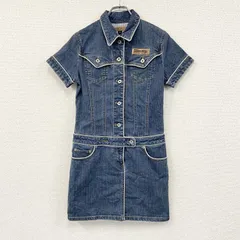 TOMMY JEANS　トミージーンズ　半袖デニムワンピース　インディゴ　Mサイズ　古着【値引き交渉OK！】