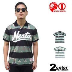 NESTA BRAND ネスタブランド ポロシャツ 半袖 / NESTA BORDER POLO 迷彩 ボーダー [PL1502SP]のサムネイル