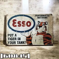 ☆ Esso エッソ ②☆ ブリキ看板 ☆ レトロ☆アメリカン雑貨 □ - メルカリ