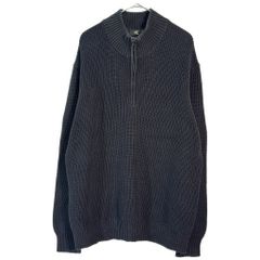 極美品】アメリカンラグシー ショールカラー コットンニット XL 黒 