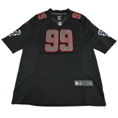 NIKE ナイキ NFL ヒューストン・テキサンズ フットボールシャツ プロチーム スポーツ ブラック(メンズ L)中古 古着 Y0940のサムネイル