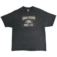 USA製 ハーレーダビッドソン 古着 Tシャツ テキサス フェード ブラック 