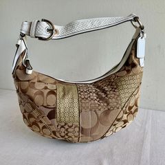 COACH パッチワーク シグネチャー ブリーカー トートバッグ 12899