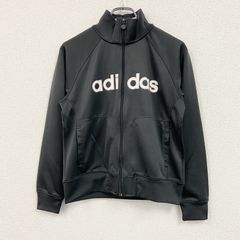 adidasジップアップ トラックジャケット 00s 黒3本ライン Y2K M - メルカリ