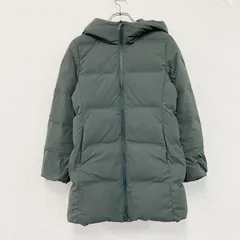 UNIQLO　ユニクロ　シームレスダウンショートコート　ダウン90%　緑　グリーン　Mサイズ　古着【値引き交渉OK！】のサムネイル