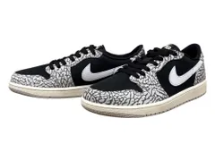 NIKE (ナイキ) スニーカー Nike Air Jordan 1 Retro Low OG  Black Cement CZ0790-001 27cm US9 ブラック グレー メンズ/078