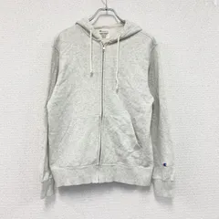 Champion　チャンピオン　フルジップパーカー/フーディー　灰色　グレー　Lサイズ　古着【値引き交渉OK！】