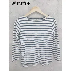 ◇ JOURNAL STANDARD relume ボーダー 長袖 Tシャツ カットソー サイズF ホワイト ブラック レディース 【中古】 【1101210005355】