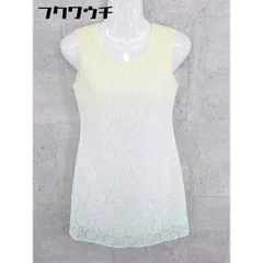 ◇ michell Macaron ミシェルマカロン ノースリーブ ミニ ワンピース サイズXS イエロー系 ホワイト レディース 【中古】 【1101210011899】のサムネイル