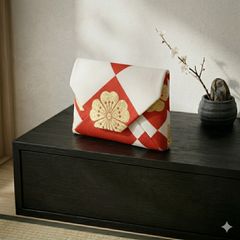 美品 鼈甲と螺鈿のハンドバッグ 小物ケース 三味線 撥入れ 和楽器
