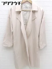 ◇ ◎ AS KNOW AS PINKY アズノゥアズピンキー 長袖 スプリングコート サイズ※ ベージュ レディース 【中古】 【1101250006480】のサムネイル
