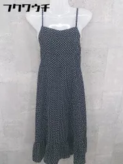 ◇ fifth フィフス 水玉 ドット キャミソール ロング ワンピース ブラック系 レディース 【中古】 【1101250011972】のサムネイル