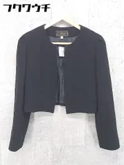◇ Plata Elegance プラタエレガンス 長袖 ノーカラー ジャケット サイズ9AR ブラック レディース 【中古】 【1101270001502】のサムネイル