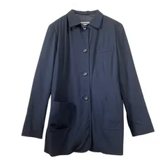 JIL SANDER ジルサンダー ドイツ製 ヴァージンウール セットアップ スーツ ジャケット ネイビーのサムネイル