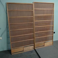 中古品】昭和レトロ 木製和ダンス ①上段 引戸棚、観音開き和ダンス