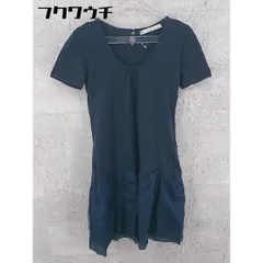 ◇ ◎ martinique マルティニーク 半袖 膝丈 ワンピース サイズM ネイビー レディース 【中古】 【1101280004890】のサムネイル