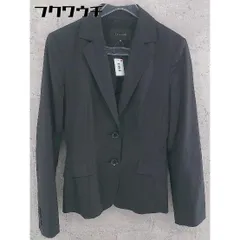 ◇ Le souk ルスーク シングル 2B 長袖 テーラードジャケット 葦津36 ブラック レディース  【中古】 【1101290003548】のサムネイル
