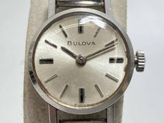 정크 [골동품] BULOVA 손으로 감아 여성 벨트 사외품