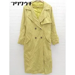 ■ ●新品● ◎ Re:EDIT リエディ タグ 長袖 トレンチコート サイズM イエロー レディース  【1101290008482】のサムネイル