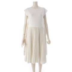 フォクシー40♡定価151800円♡ホワイト ストライプ ワンピース新品未 