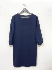 BALLSEY ボールジー トゥモローランド 九分袖 ウール ワンピース size38(M)/紺 ◆■レディースのサムネイル