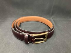 希少】CROCKETT&JONES ベルト ゴールド金具 34 ブラウン - メルカリ