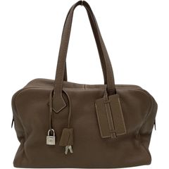 HERMES ヴィクトリア35 希少なゴールド クロシェット - メルカリ