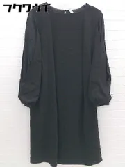 ◇ IEDIT イディット 長袖 膝下丈 ワンピース サイズM ブラック レディース 【中古】 【1102040012582】のサムネイル