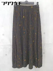 ◇ Bou Jeloud ブージュルード ロング フレア スカート サイズ38 ブラック レディース 【中古】 【1102090021251】のサムネイル