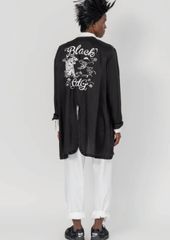 人気】BLACK COMME des GARCONS 刺繍ライナーコート XL - メルカリ