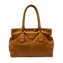 TOD'S トッズ トートバッグ シボ革 大容量 A4収納可能 オールレザー