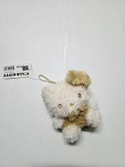 (新品) 正規品 Sanrio GOLD SILVER PEARL hello kitty(ハローキティ) キラキラGOLD キーホルダー人形