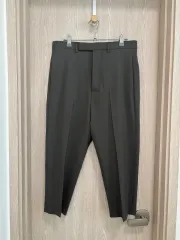 RICK OWENS リックオウエンス DIRT サルエル ウール スラックス 46/DARK DUSTのサムネイル