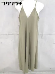 ◇ ITEMS URBAN RESEARCH アーバンリサーチ キャミソール ロング ワンピース FREE カーキ レディース 【中古】 【1102160013162】のサムネイル