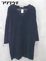 ◇ SEVENDAYS=SUNDAY セブンデイズ サンデイ コーデュロイ 長袖 膝下丈 ワンピース サイズF ネイビー レディース 【中古】 【1102160008663】のサムネイル