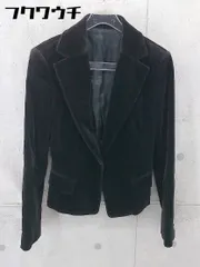 ◇ class ofuon オフオン ベロア テーラード ジャケット サイズ36 ネイビー レディース 【中古】 【1102170012308】のサムネイル