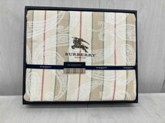 Burberry ハーフケット　ウール　コットン　2P セット BURBERRY バーバリー ひざ掛け ハーフケット コットンケット パイル地
