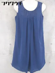 ◇ BEAMS HEART ビームスハート ノースリーブ 膝丈 ワンピース サイズ1 ブルー系 レディース 【中古】 【1102220032034】のサムネイル