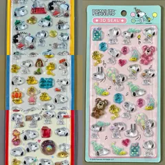 3D seal Disney　SNOOPY4枚セット
