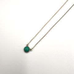 値下げ ターコイズ球形18金ハーフペンダントトップ - メルカリ
