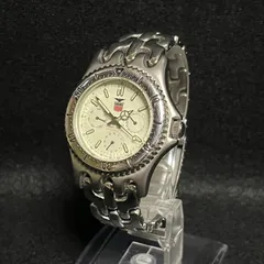 【稼動品】 エルジン ELGIN FK-553-A クロノグラフ 腕時計 文字盤ホワイト 動作確認済み 電池交換済みのサムネイル