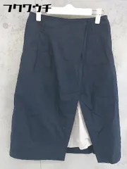 ◇ PLST プラステ 膝丈 台形 スカート サイズ2 ネイビー レディース 【中古】 【1103030006260】のサムネイル